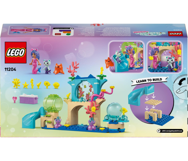 LEGO Koci domek Gabi 11204 Podwodna przygoda syrenki Gabi - 1331696 - zdjęcie 7